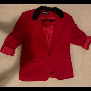 Red blazer